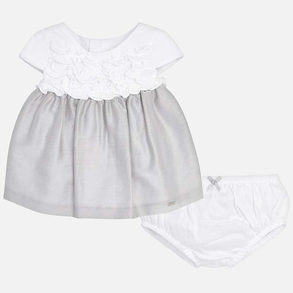 Mayoral Baby Girl Ruffle Front Dress - NWT